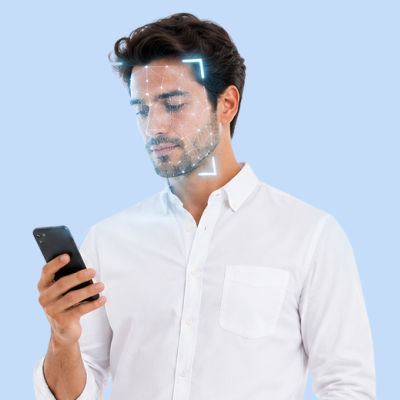 Biometric facial authentication for secure checkout