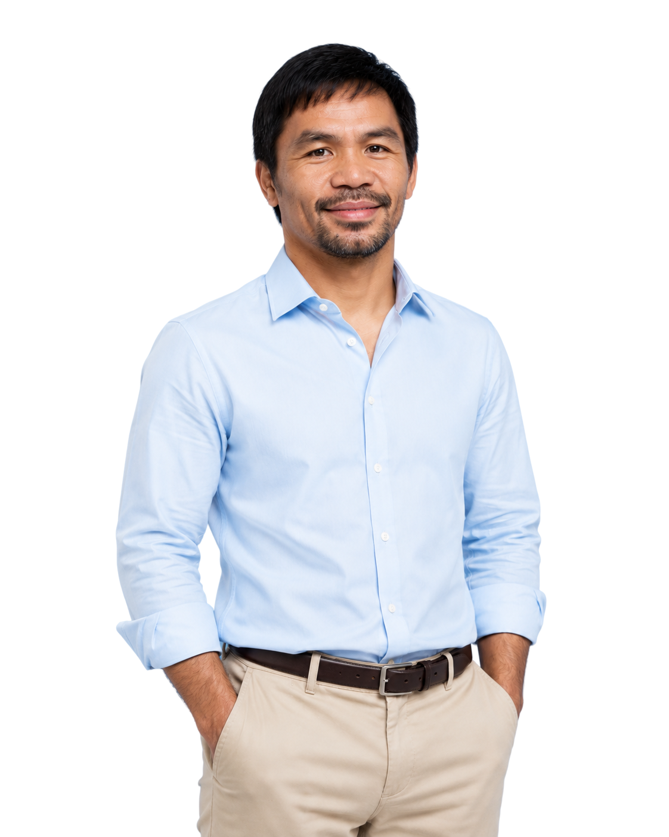 Manny Pay merchant standing at his desk